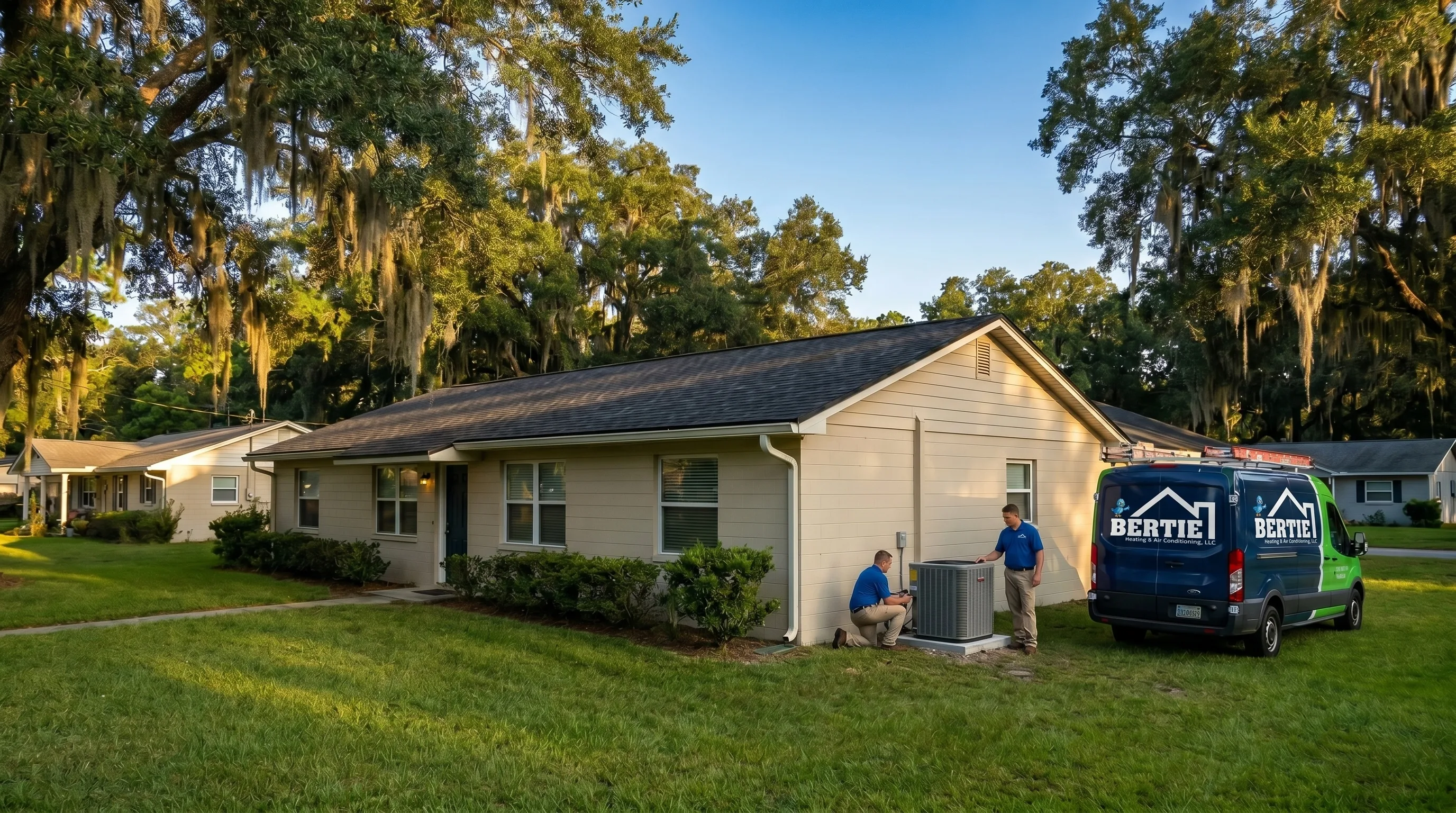 A Gainesville, Florida neighborhood served by Bertie Air