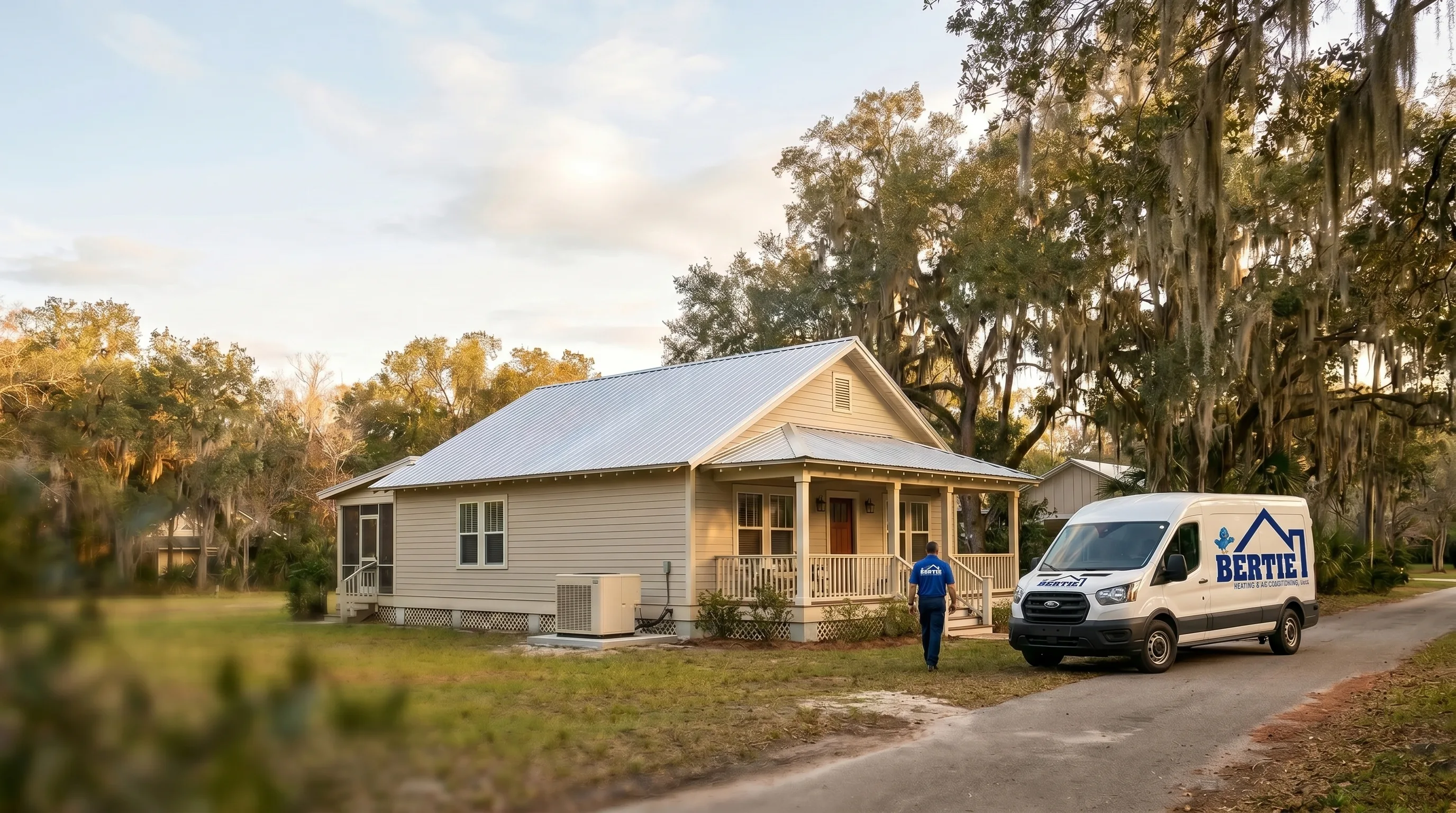 A High Springs, Florida neighborhood served by Bertie Air