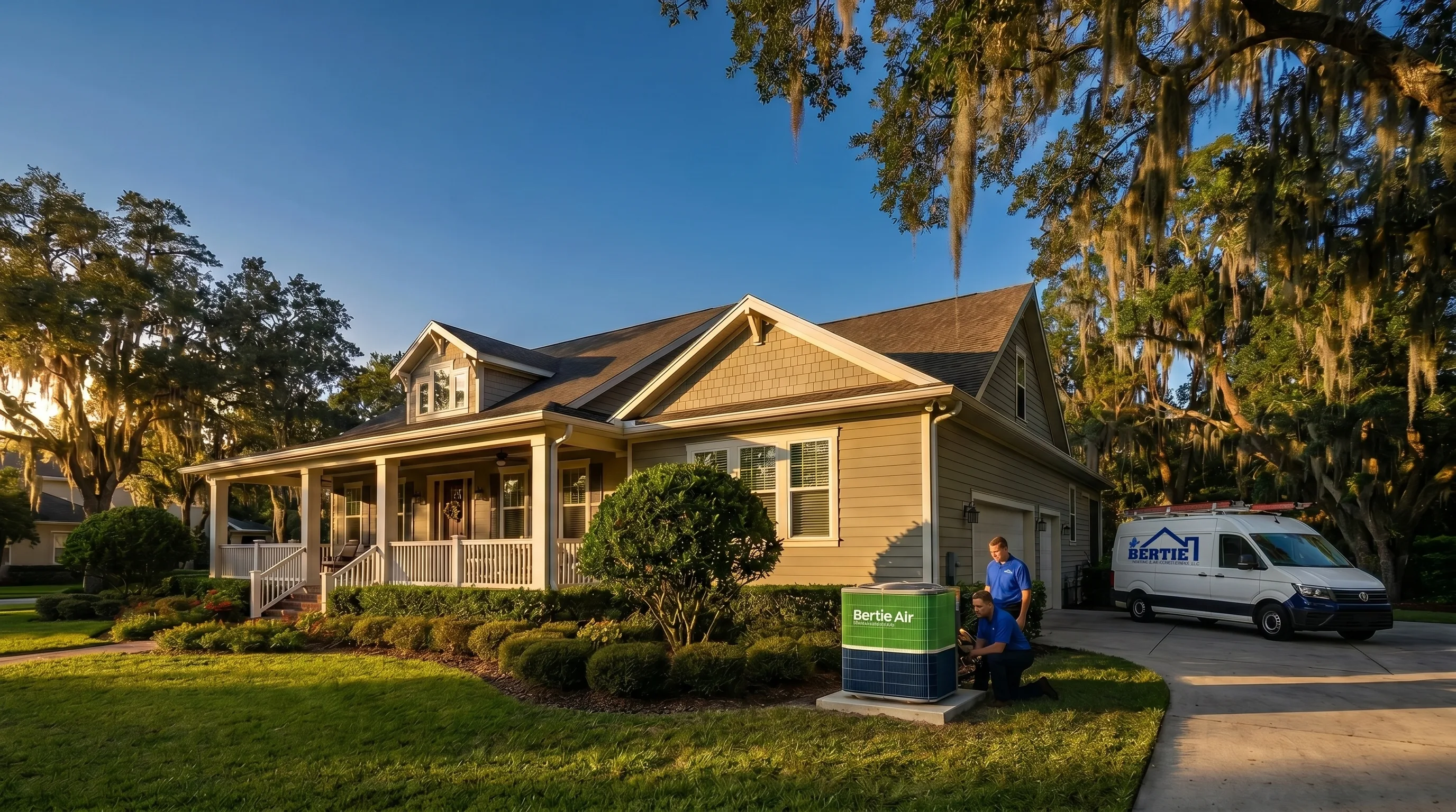 A Jonesville, Florida neighborhood served by Bertie Air