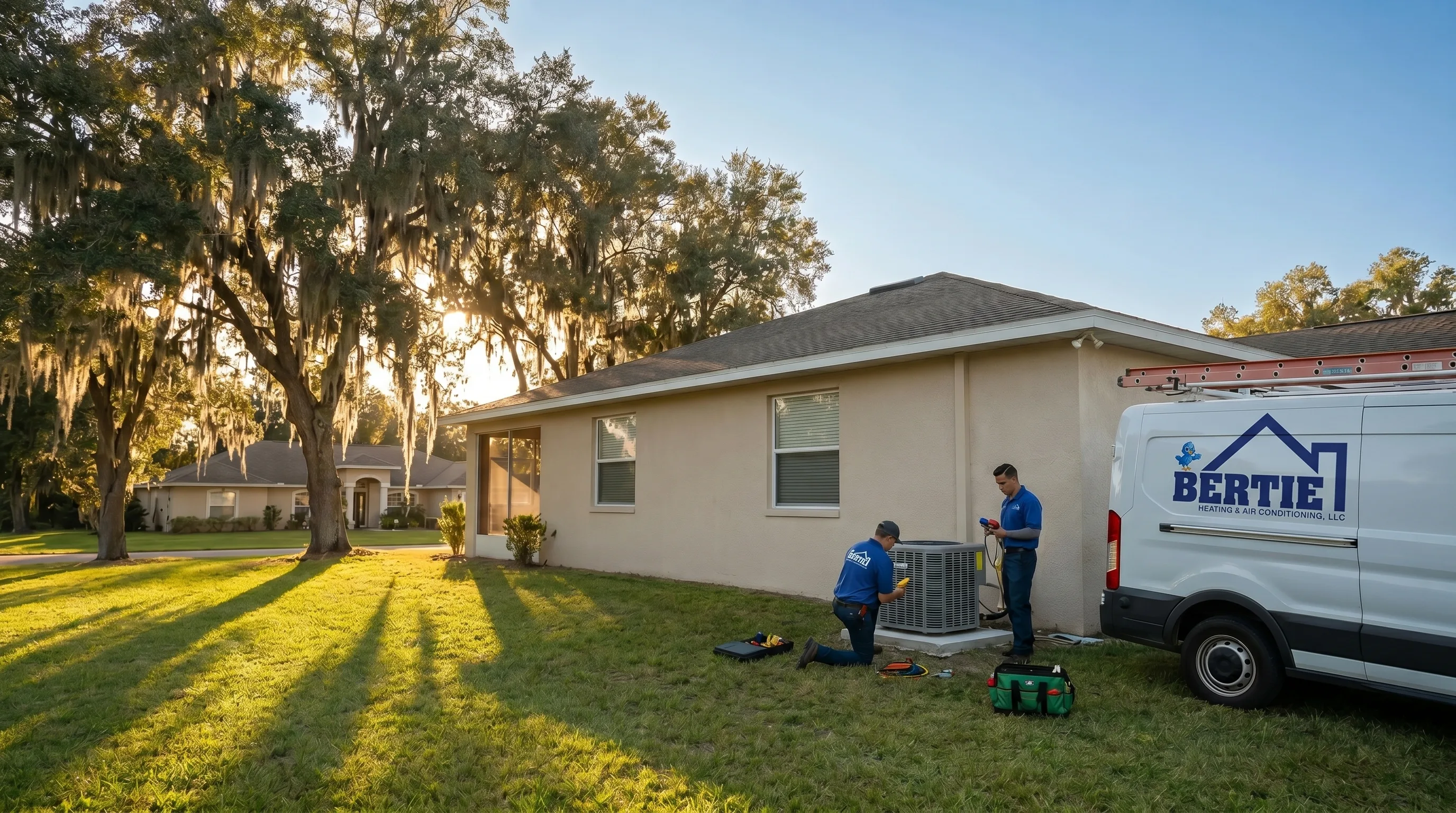 A Waldo, Florida neighborhood served by Bertie Air